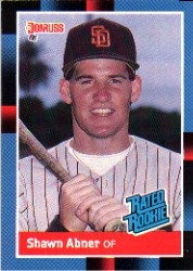 1988 Donruss Baseball Cards    033      Shawn Abner RR
